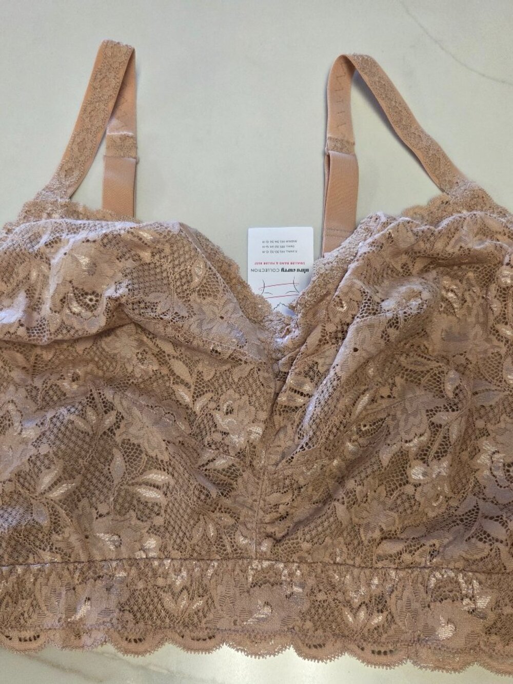 Cosabella bra ultra curvy sweetie never model brand new side New lace bralett